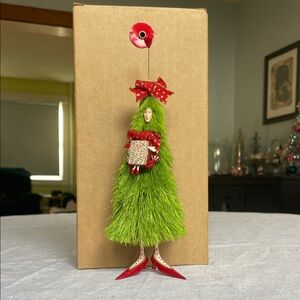 Department 56 Christmas Krinkles Gift Tree Figurine- 9 inch